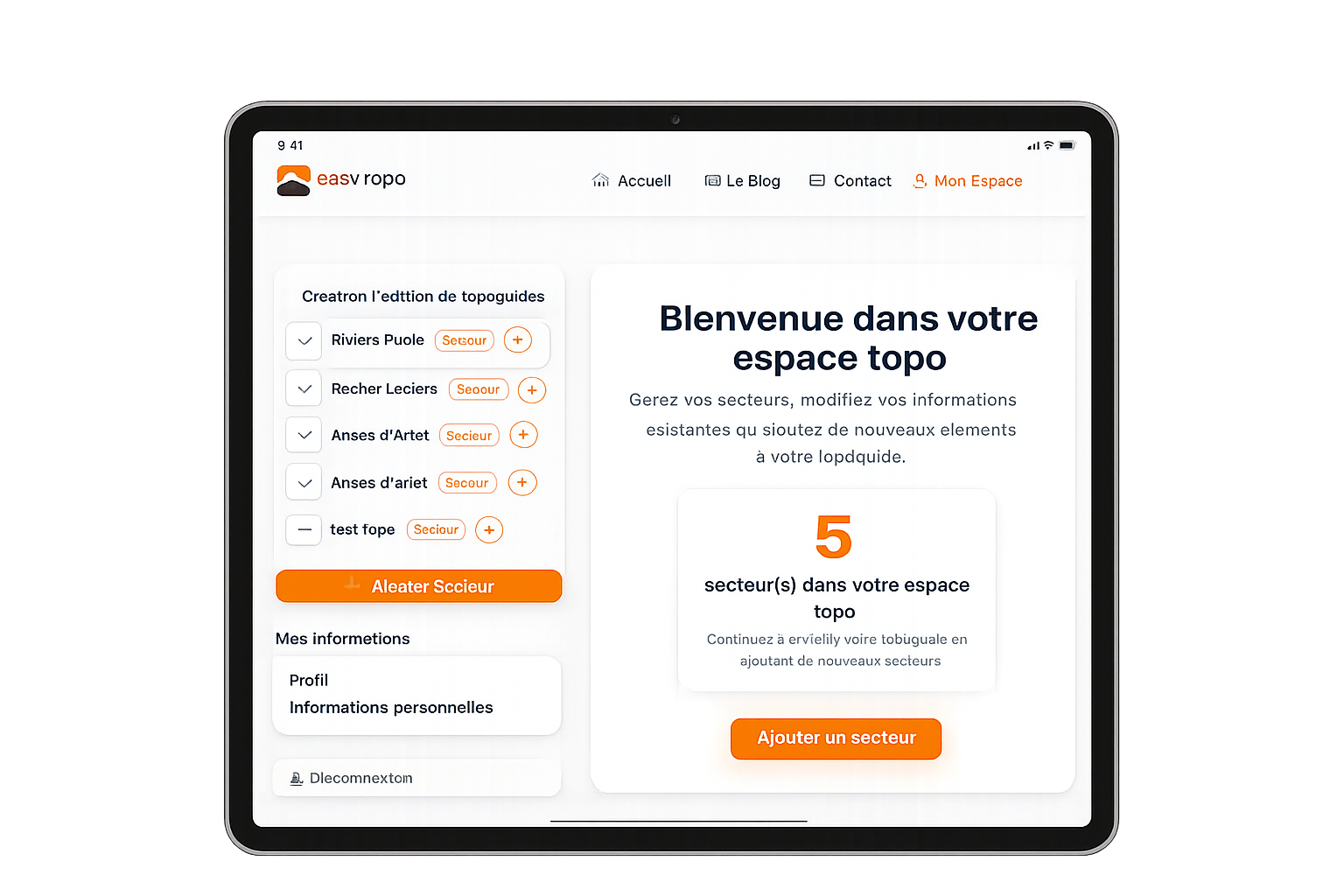EasyTopo Une plateforme simple et gratuite pour créer, éditer et maintenir des topos d’escalade numériques.
